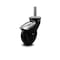 Service Caster 3 Inch Black Hooded Neoprene Rubber 3/8 Inch Grip Ring Stem Caster SCC SCC-GR03S310-NPRB-BK-716138 - alternate 3